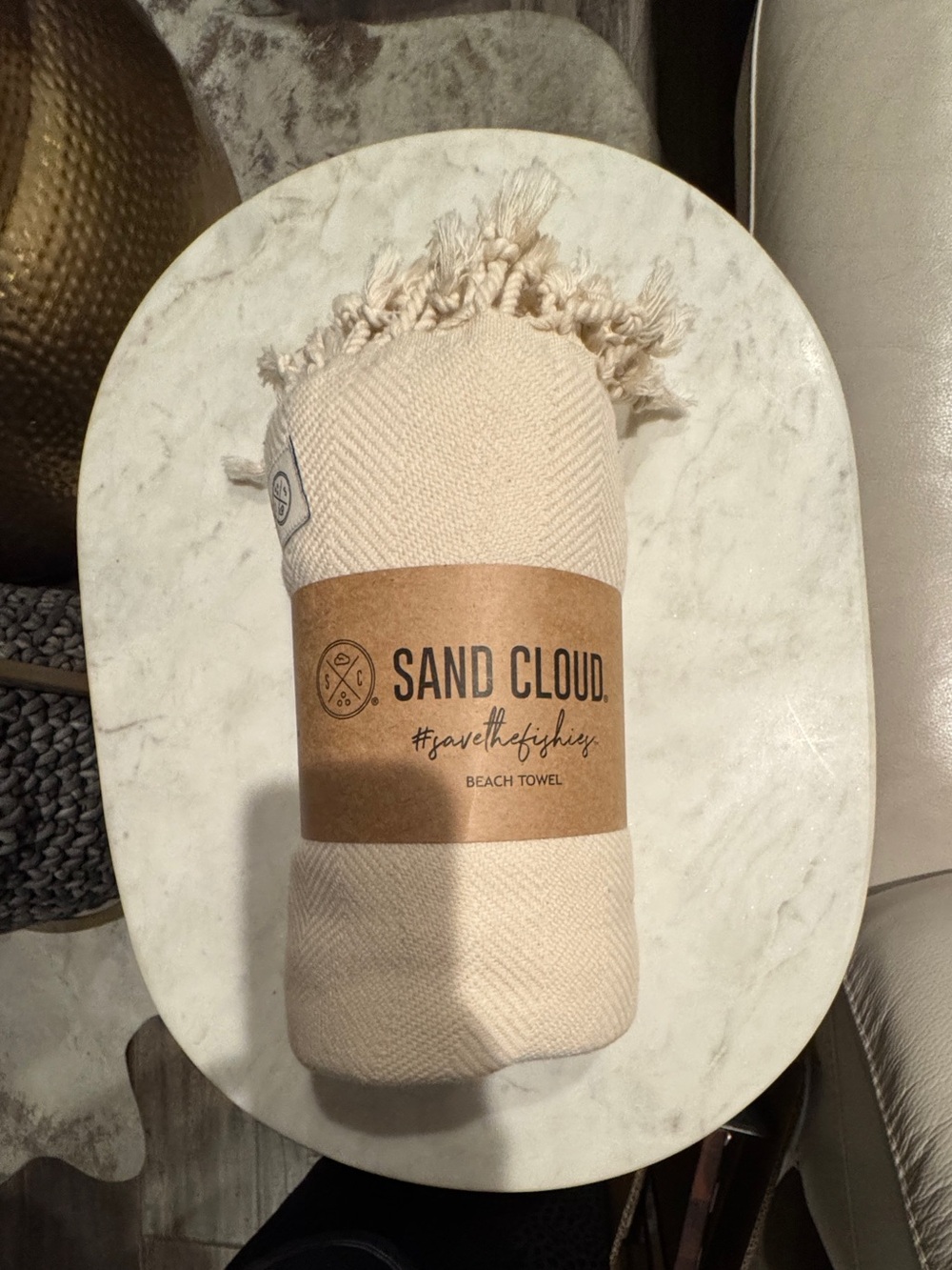 Sand Cloud Cream Mystery Beach Towel